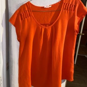 Orange blouse